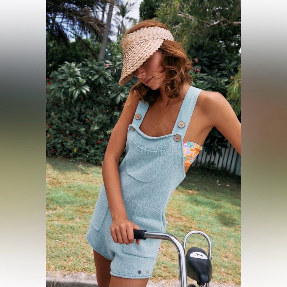 Free People Knit Overall Romper